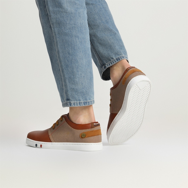 Men's Modern Casual Fashion Sneakers - TAN - 8